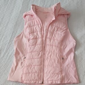 Tangerine Pink Puffer Vest